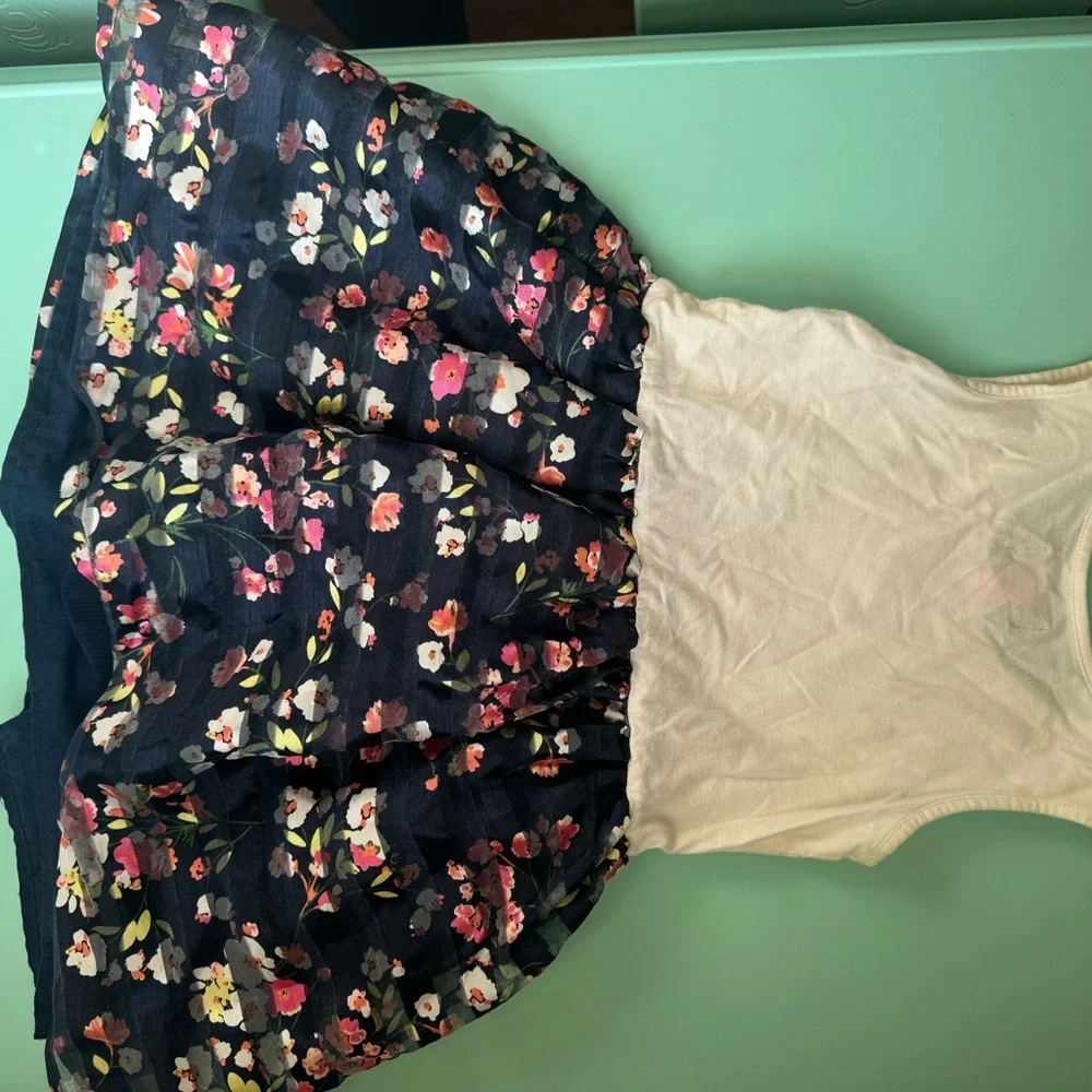 The‎ Children's Place Floral Dress - Lace Top and Bow